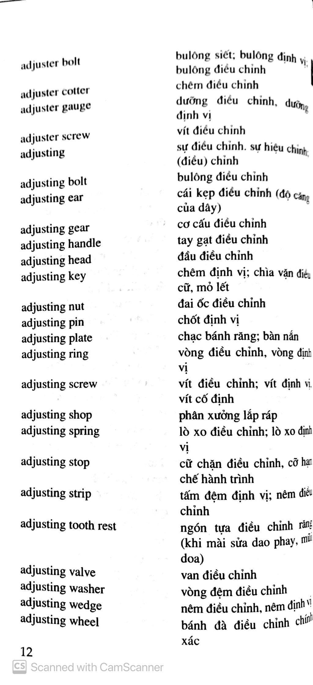 Từ Điển Cơ Khí Và Công Trình Anh -Việt 40.000 Từ - ảnh 14