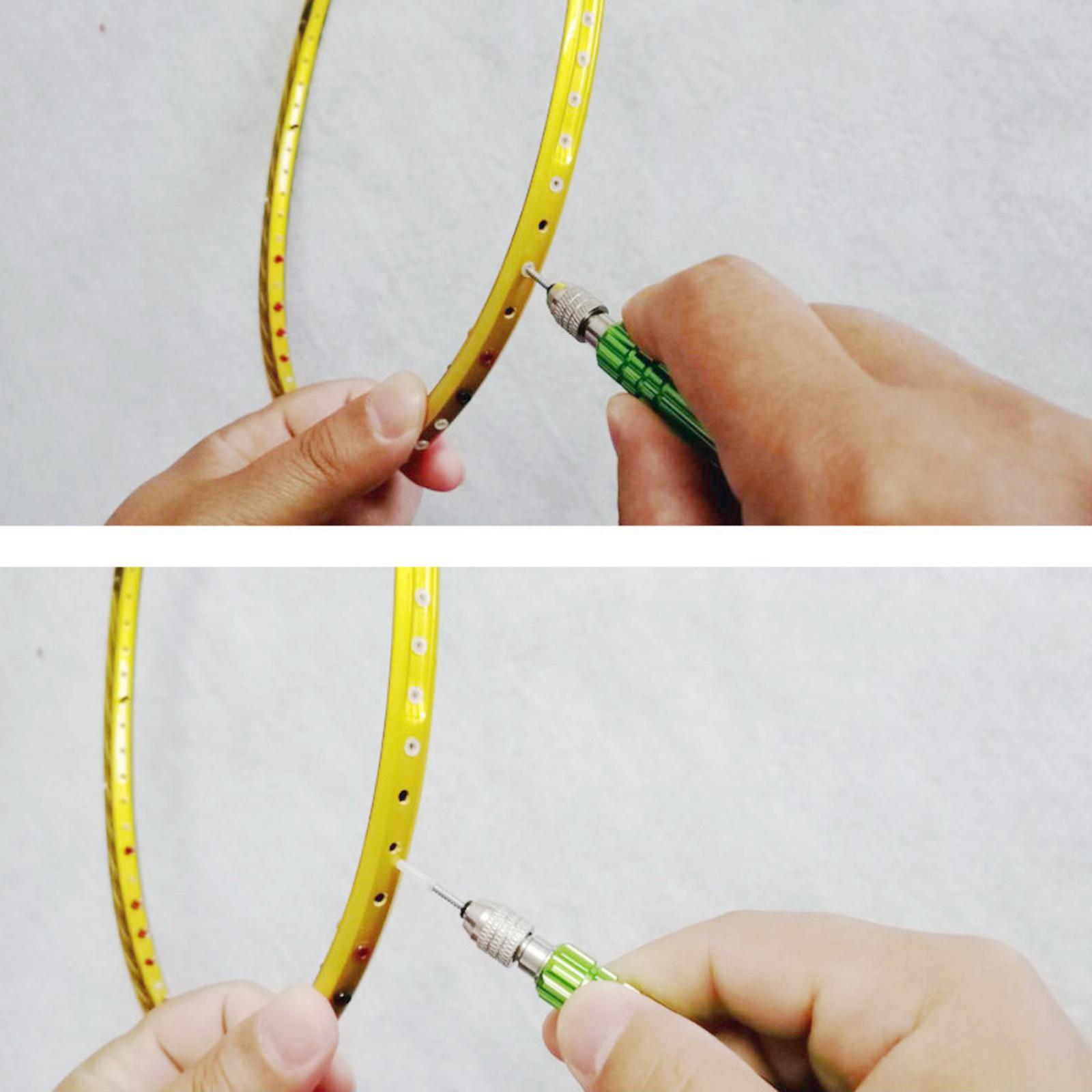 2x Racquet Stringing Straight Awl Tennis Badminton Racket Stringing Tools