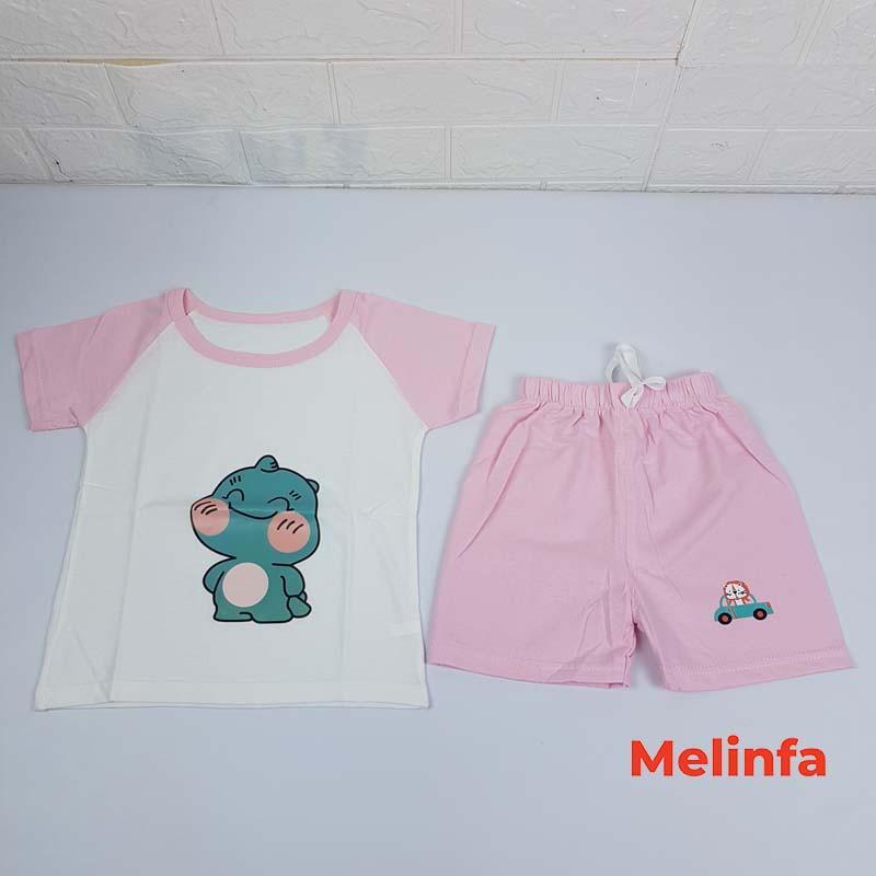 Bộ quần áo trẻ em, set bộ đồ cotton trẻ em bé trai và bé gái ngắn tay quần short mã VABD0125