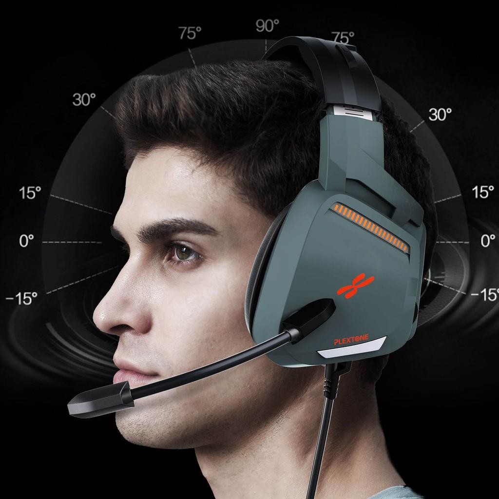 Tai nghe Gaming Chụp Tai Plextone G800 có Mic hỗ trợ chơi game PUBG COD- Hàng chính hãng
