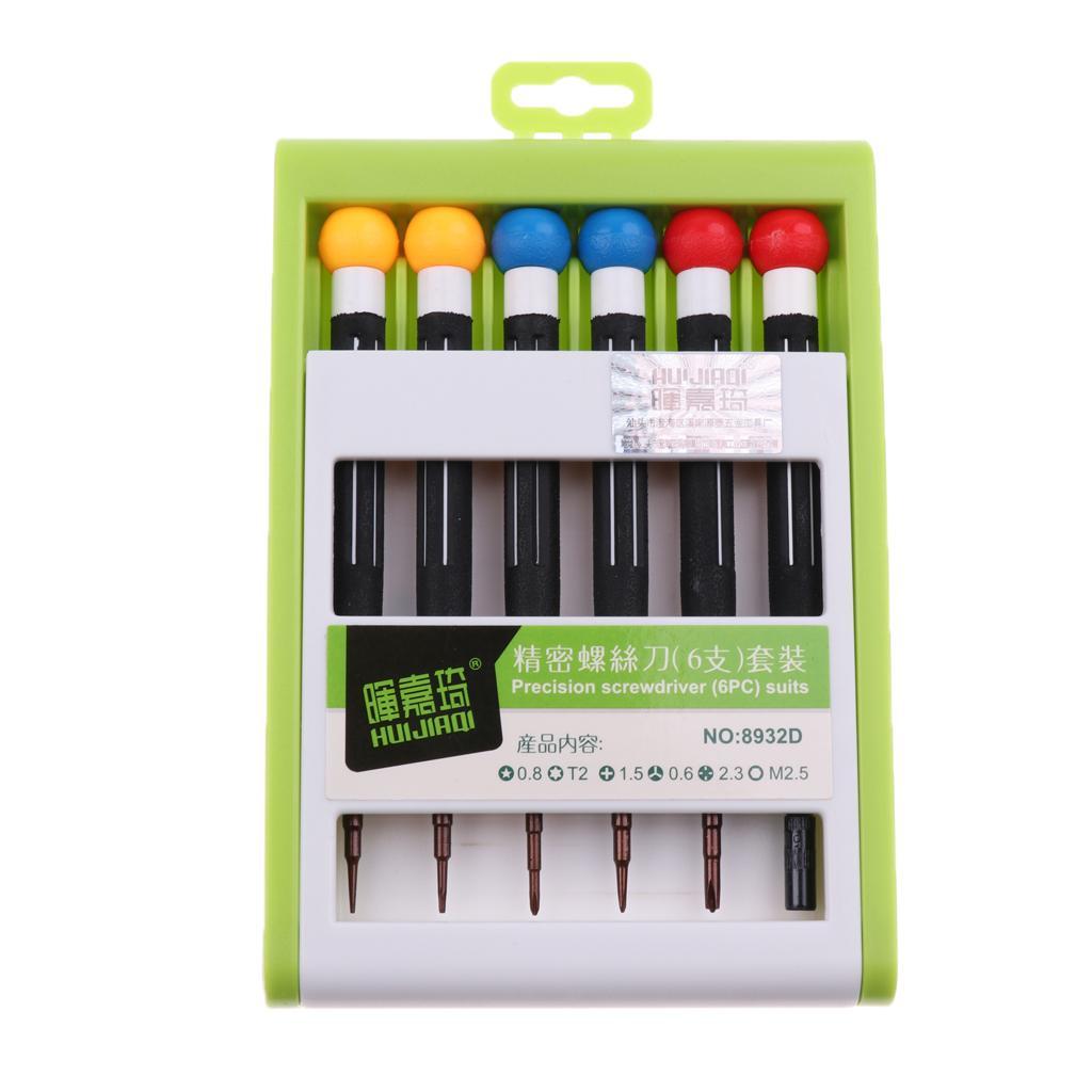 6Pcs Screwdriver set Fit for /Hexagon Screws for Laptop