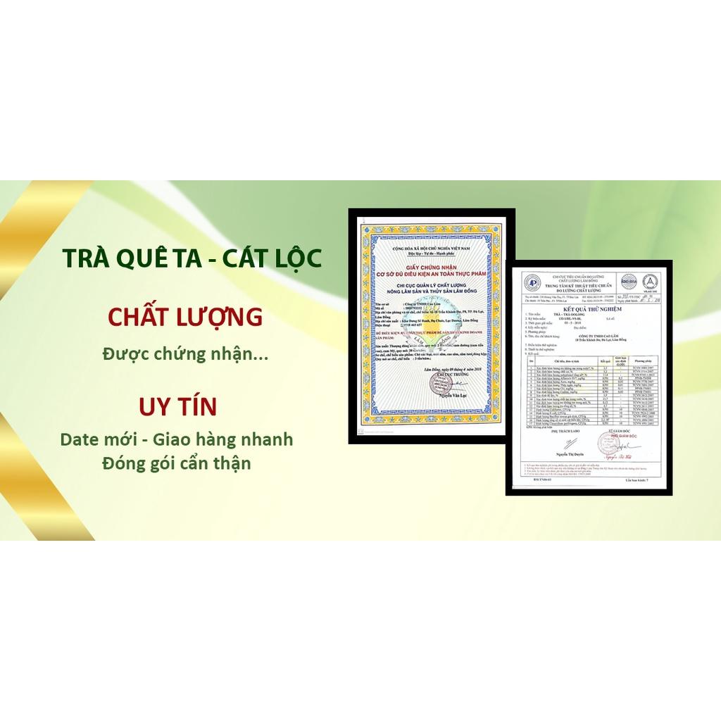 Trà ô long (o long, oolong, olong) cao cấp Quê Ta nguyên chất, nguyên liệu làm trà sữa ngon – 2 Hộp đỏ x 100g