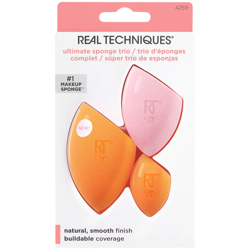 Set 3 mút trang điểm Real Techniques ultimate sponge trio