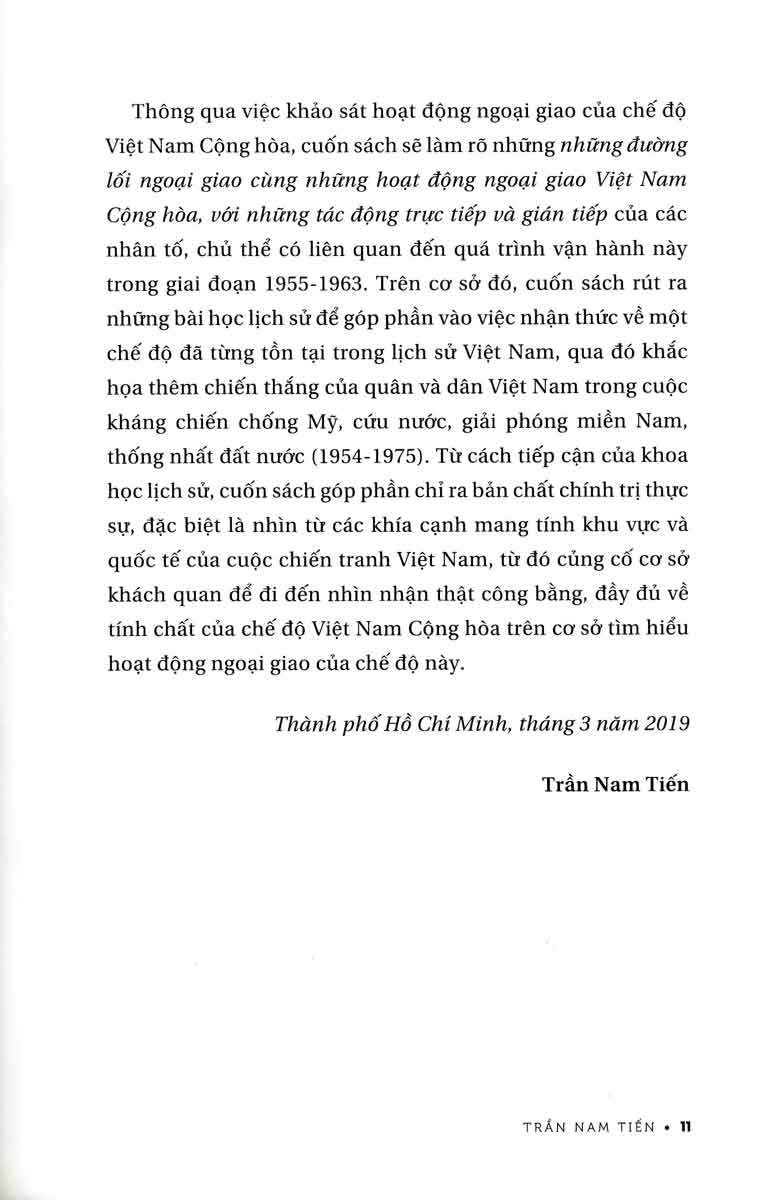 Ngoại Giao Của Chính Quyền Sài Gòn