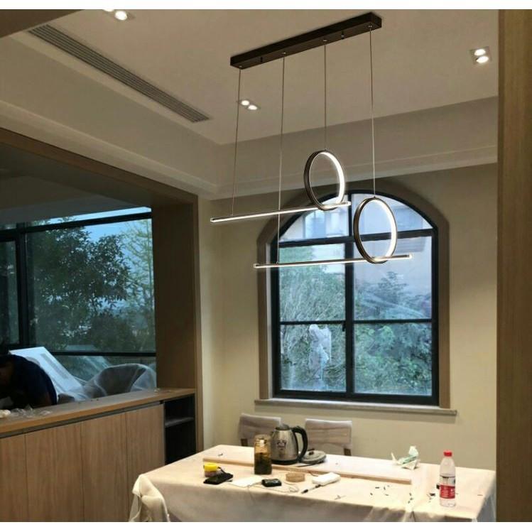 Đèn thả 3 chế độ màu kiểu dáng độc đáo, hiện đại trang trí nội thất sang trọng.