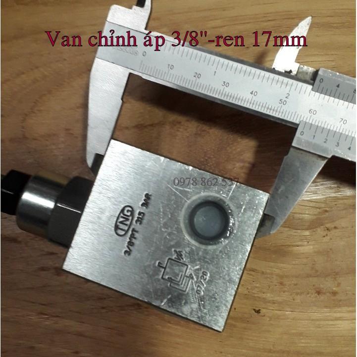 Van chỉnh áp thủy lực 3/8''-ren 17mm