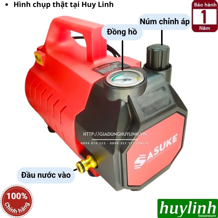 Máy xịt rửa xe có chỉnh áp Sasuke SSK230 - Công suất 2300W - Motor cảm ứng từ lõi đồng 100% - Áp lực tối đa 150 bar