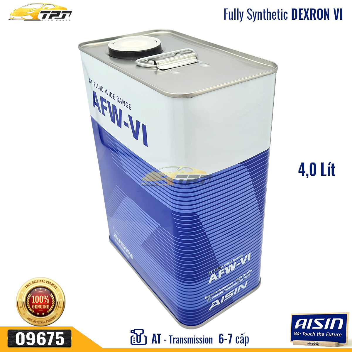 AFW VI Nhớt Hộp Số Tự Động 6 - 7 cấp DEXRON VI (1 Lít) AISIN - Japan