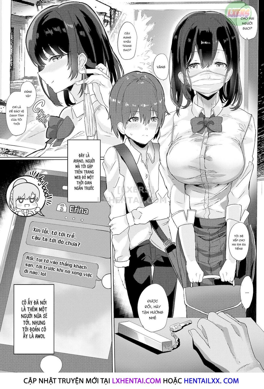 gặp gỡ hai cô nàng siêu dâm trên app hẹn hò chapter 1 4