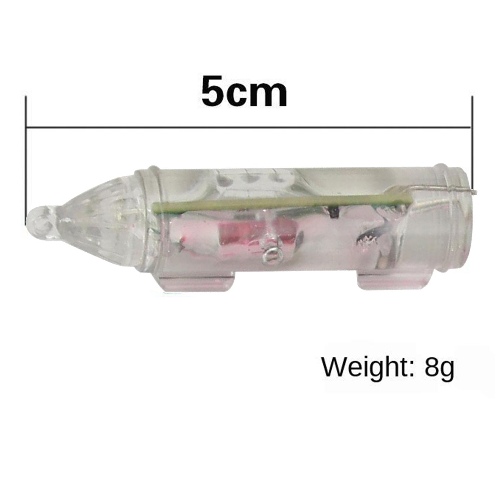 LED Fishing Lure Night Glow Underwater Attract Lamp Fishing Bait