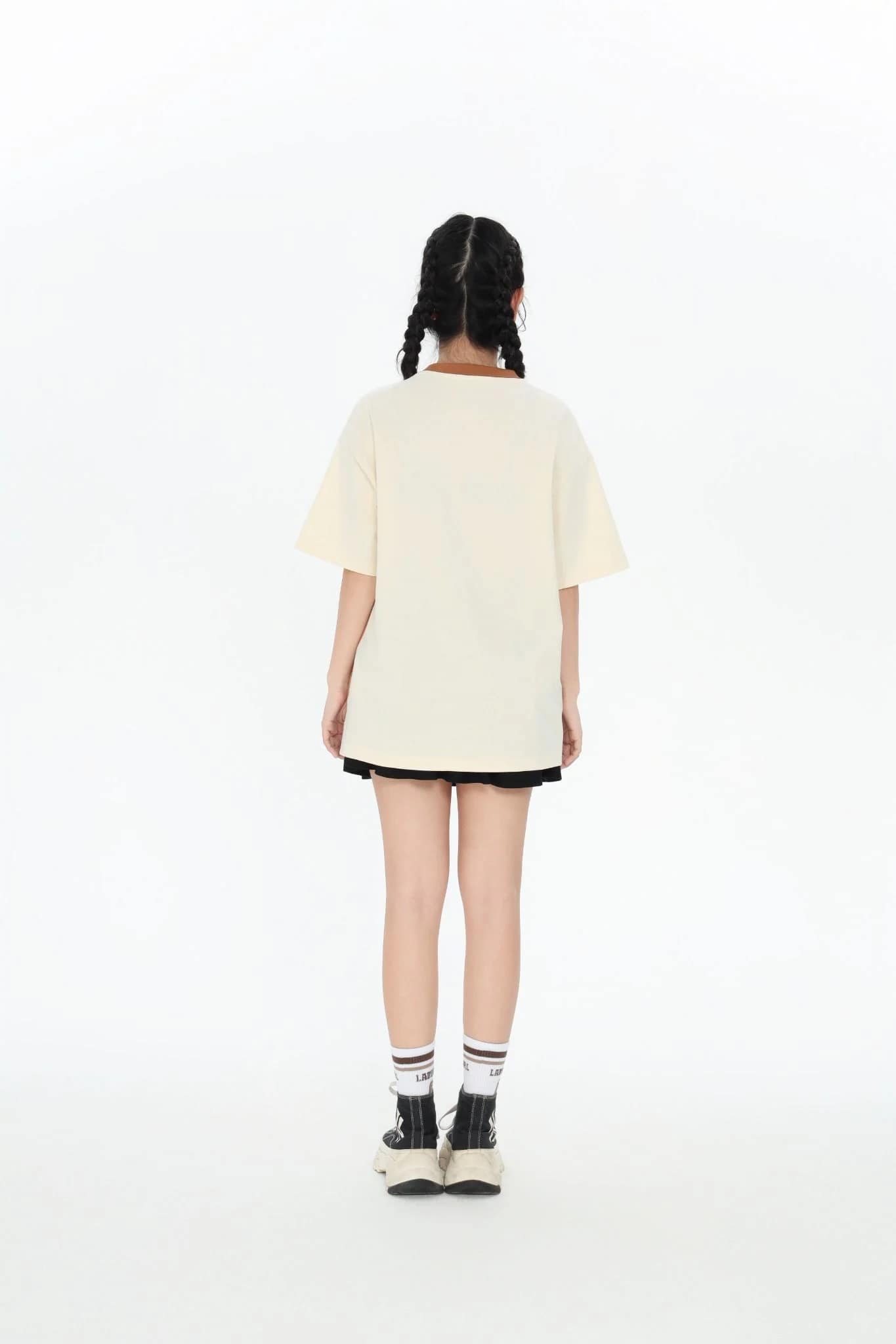 Áo phông Teen Girl ngắn tay CHIHO chất cotton mềm mịn thấm mồ hôi size XS-L