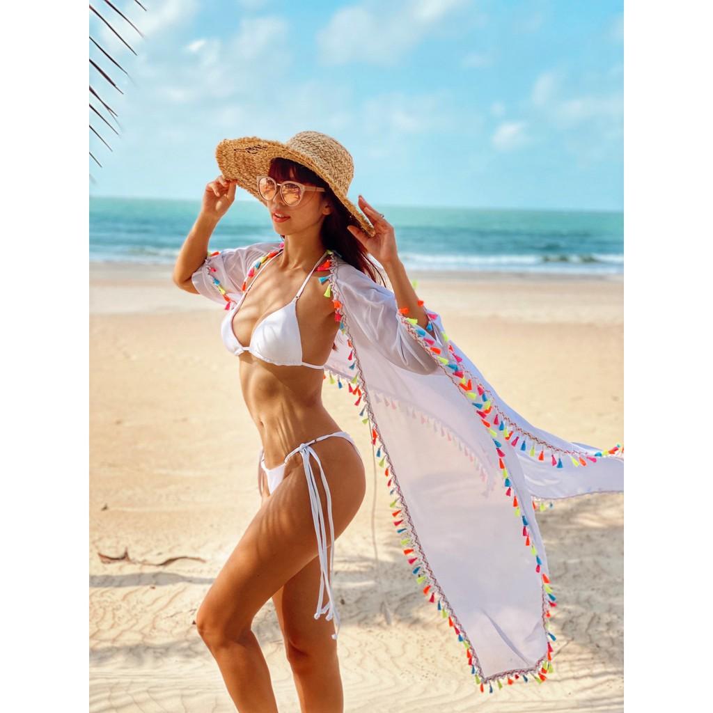 Cheeky Babe Sexy Two Pieces (White) - Bikini hai mảnh BW02 trắng
