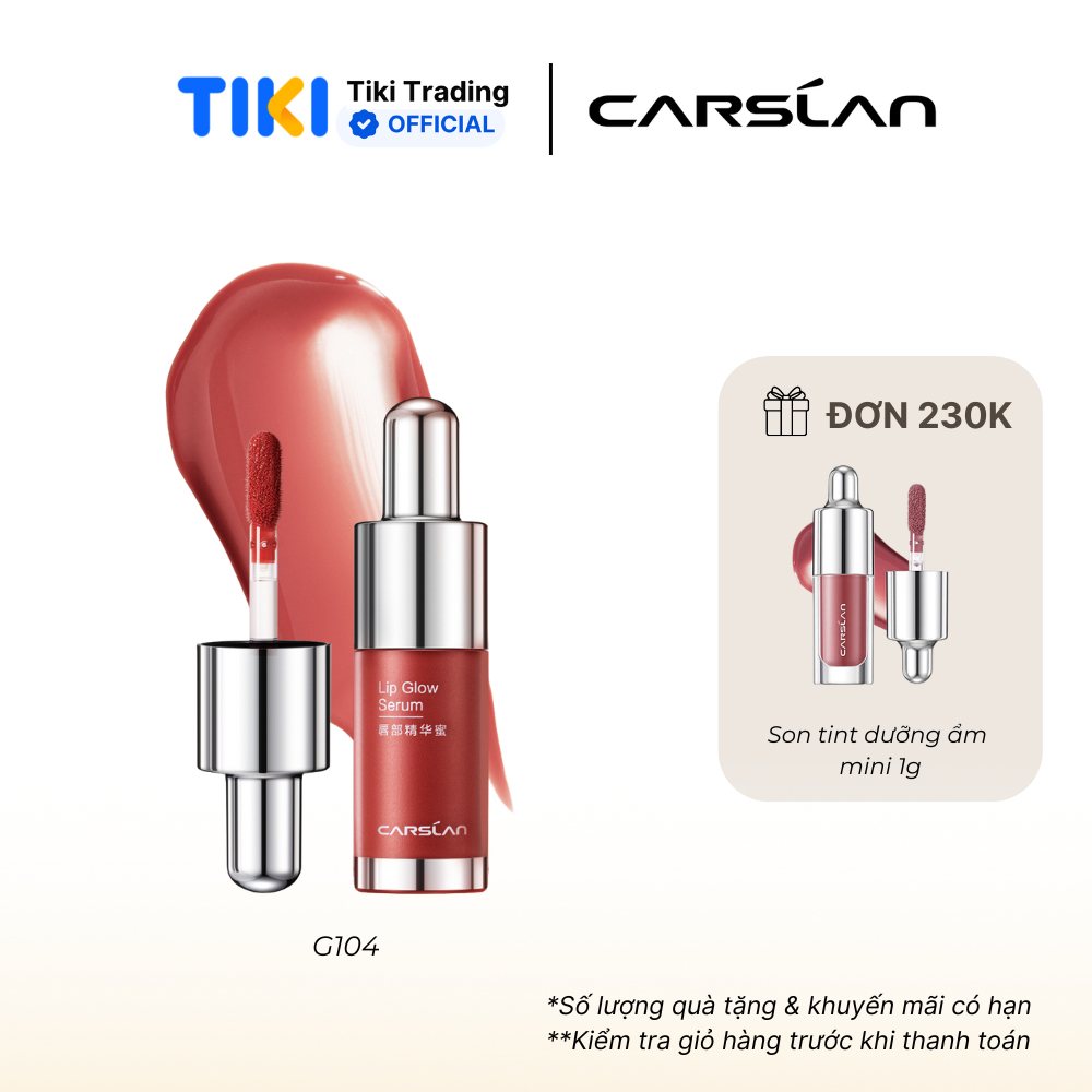 Son dưỡng môi Carslan dạng tint dưỡng ẩm giảm thâm môi mờ nếp nhăn môi 4.5g