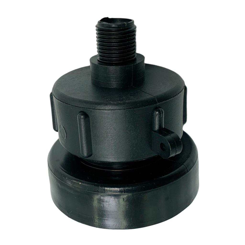 IBC Tank Drain Fitting Adapter IBC 80mm Coarse Thread Garden Hose Connector 1/2"