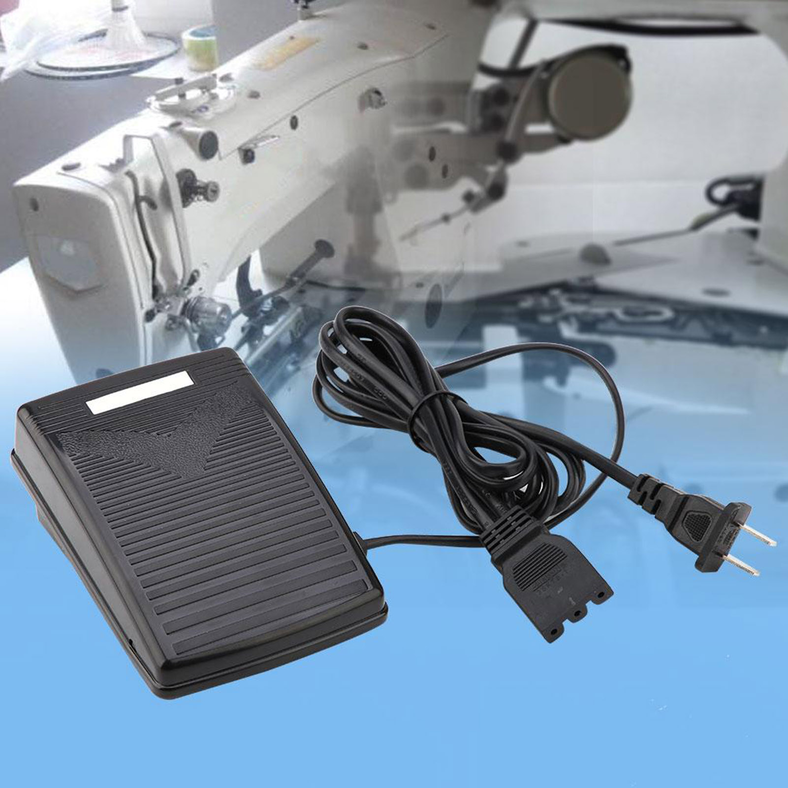 Bàn đạp điều khiển chân máy may Phích cắm 110V tiêu chuẩn hoa kỳ được làm bằng nhựa cao cấp, ổn định về hiệu suất và độ bền cao