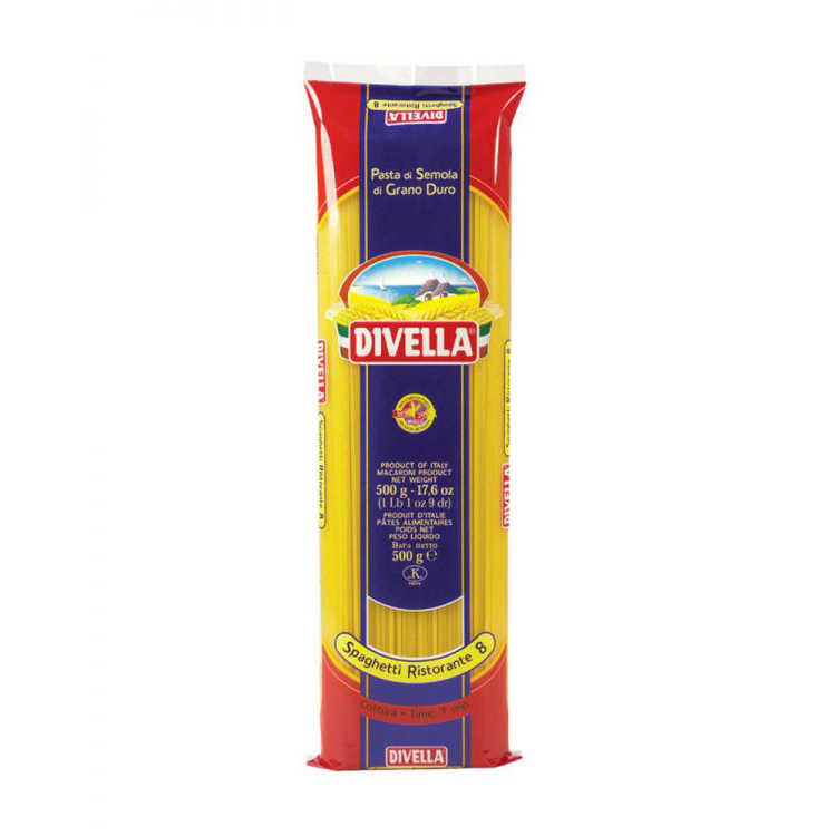 Mì Ý Spaghetti Divella Số 8 (500g)