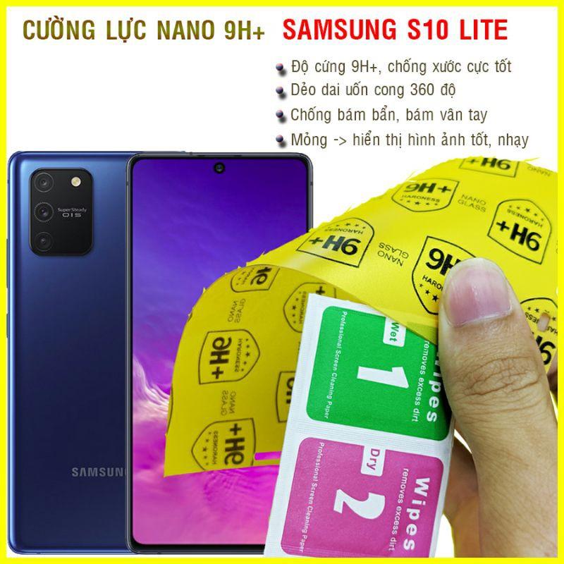 Dán cường lực dẻo nano dành cho  Samsung S10 Lite