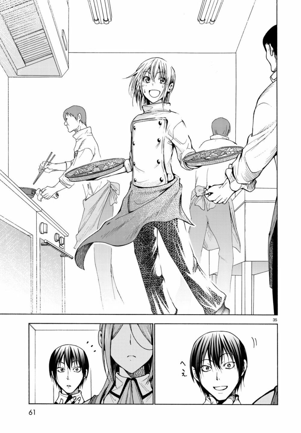 cô gái thích lặn - grand blue chapter 37 35