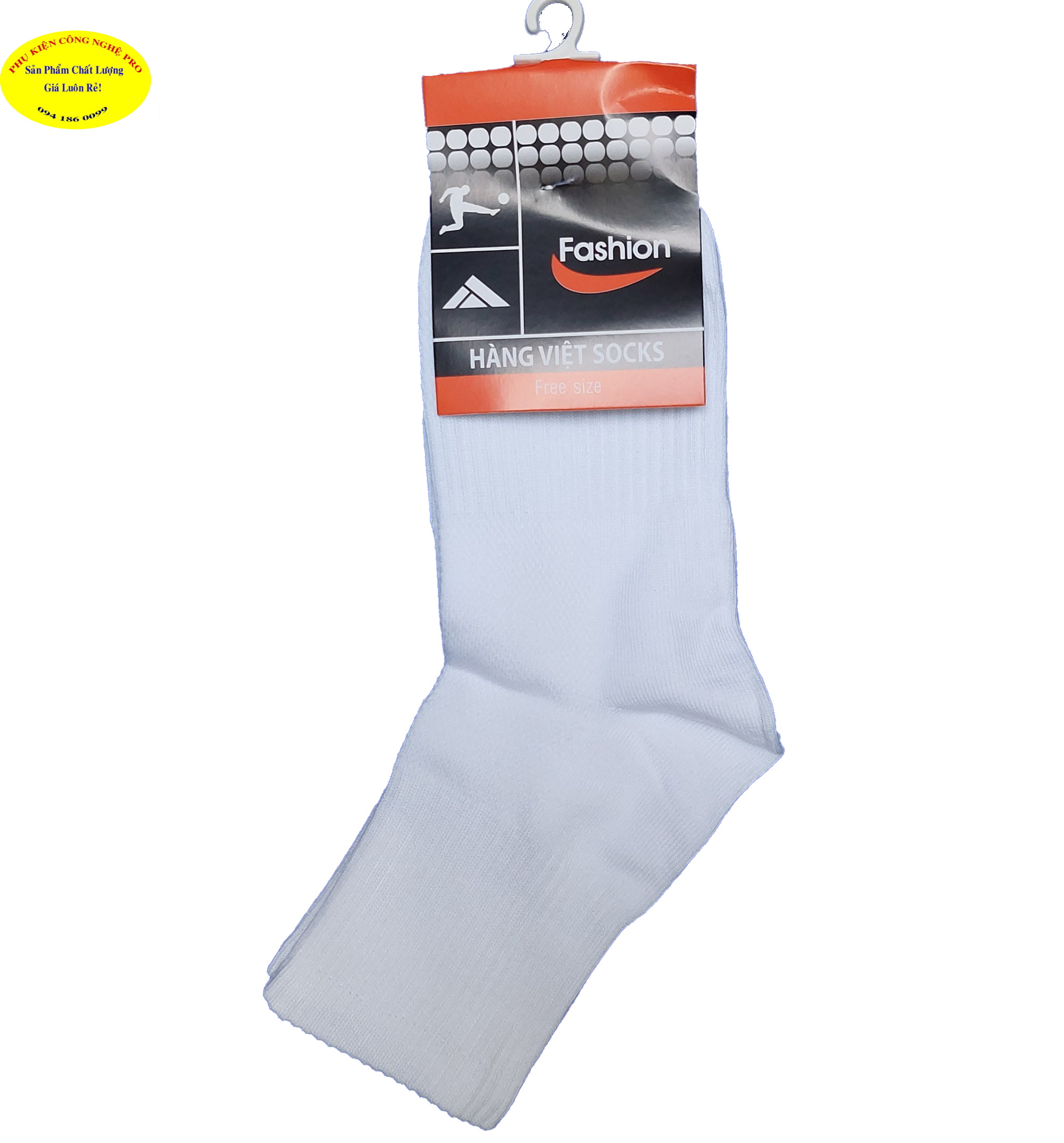 TẤT VỚ NAM Loại cổ cao Dài  33cm Không in chữ Thương hiệu HÀNG VIỆT SOCKS Chất liệu thun cotton, co giãn, Thoáng mát