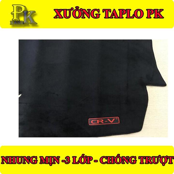 THẢM TAPLO NHUNG XE HONDA CRV – CHỐNG TRƯỢT – CHỐNG NÓNG HIỆU QUẢ - CHUẨN FORM