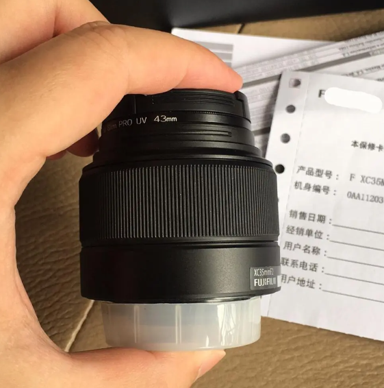 Ống kính Fujinon XC 35mm F2 Black - Hàng Chính Hãng