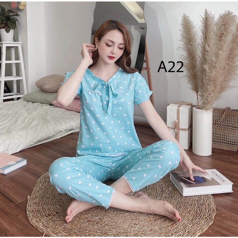 Đồ bộ mặc nhà cao cấp chất kate hàn mềm mát
