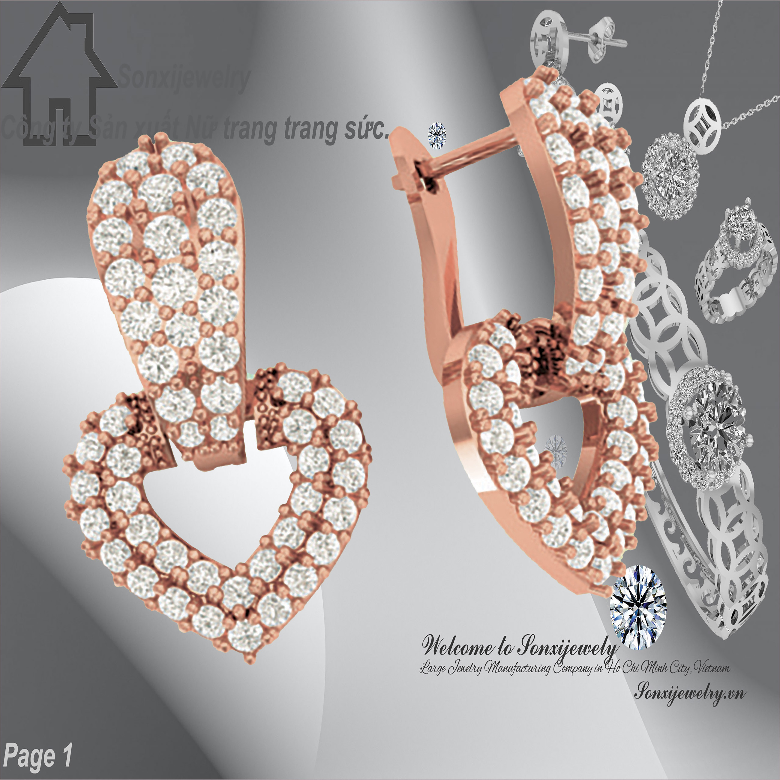 BÔNG TAI THỜI TRANG MẪU ĐẸP 1