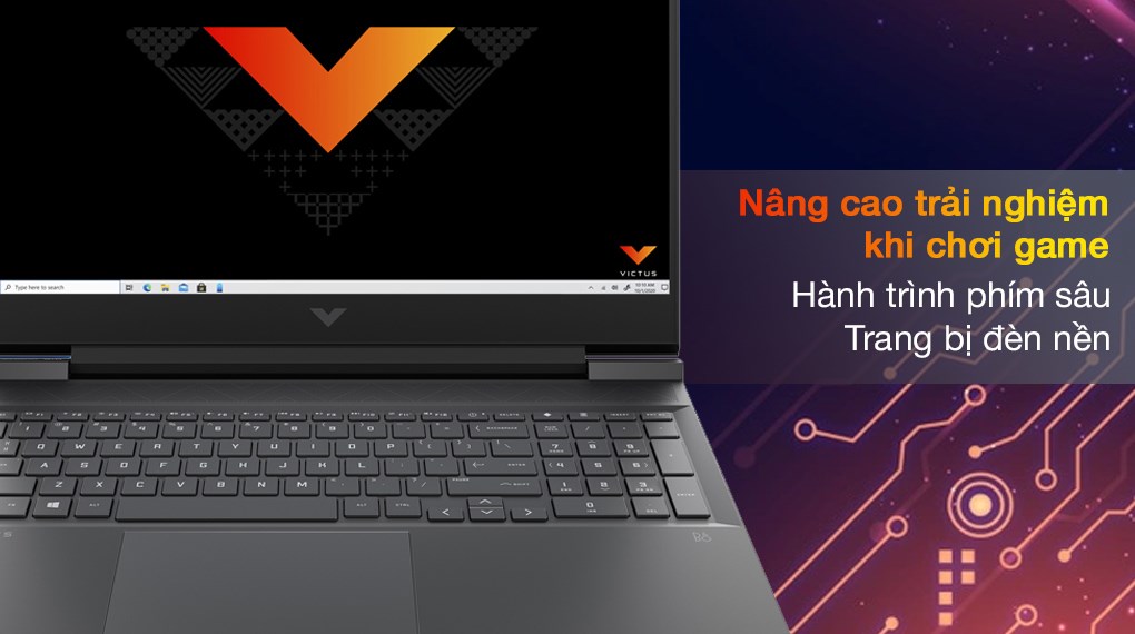 Laptop HP VICTUS 16 d0204TX i5 11400H/8GB/32GB+512GB/4GB RTX3050/16.1"F/144Hz/Win11//Đen - Hàng chính hãng