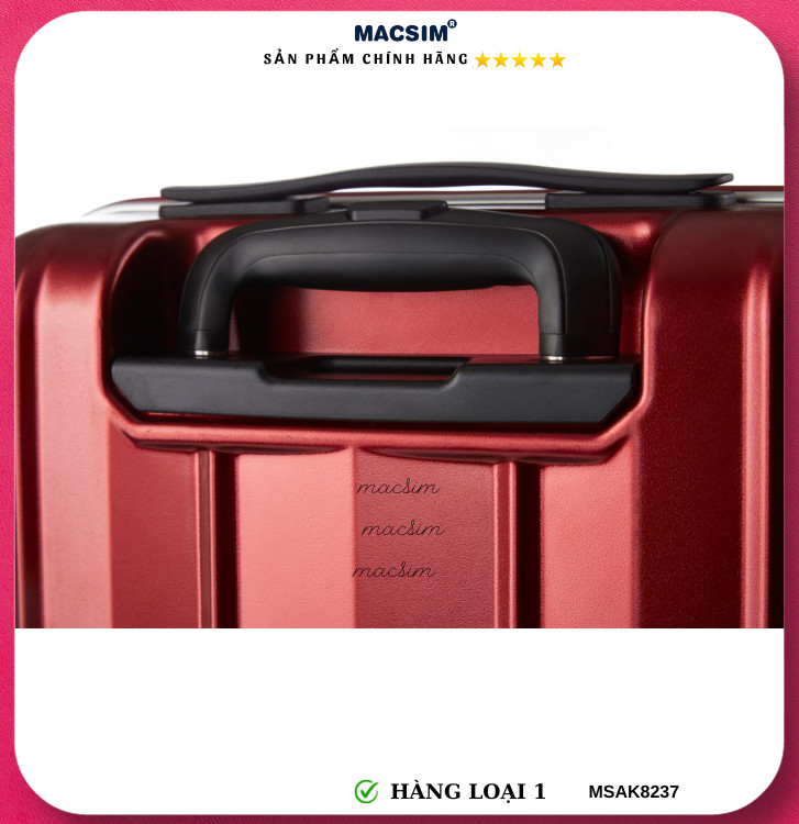 Vali cao cấp Macsim Aksen hàng loại 1 MSAK8237 cỡ 20inch