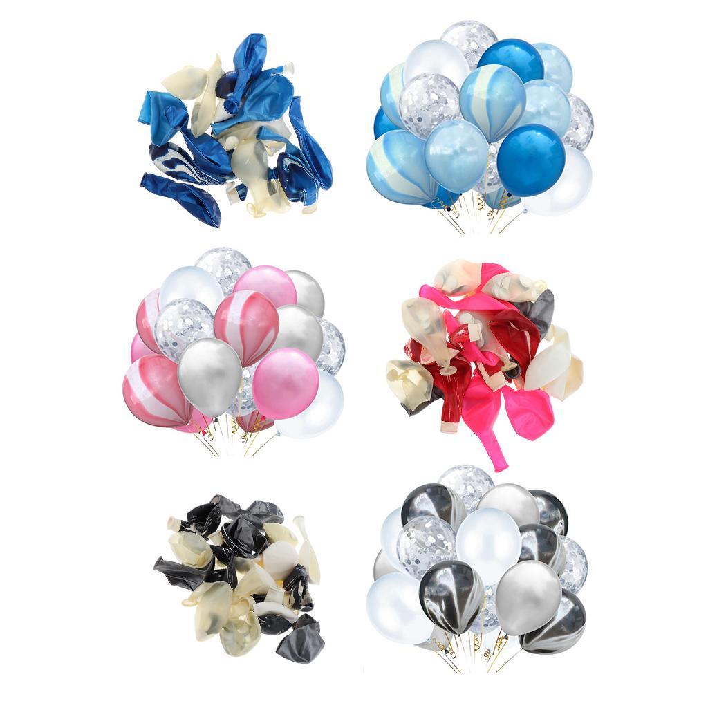 20pcs Latex Balloons with Confetti Wedding Birthday Party Decor 12inch