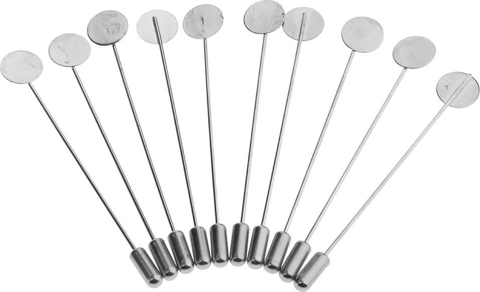 Set 10 Cài Áo Bằng Đồng Không Gỉ Cho Cổ Áo Sơ Mi