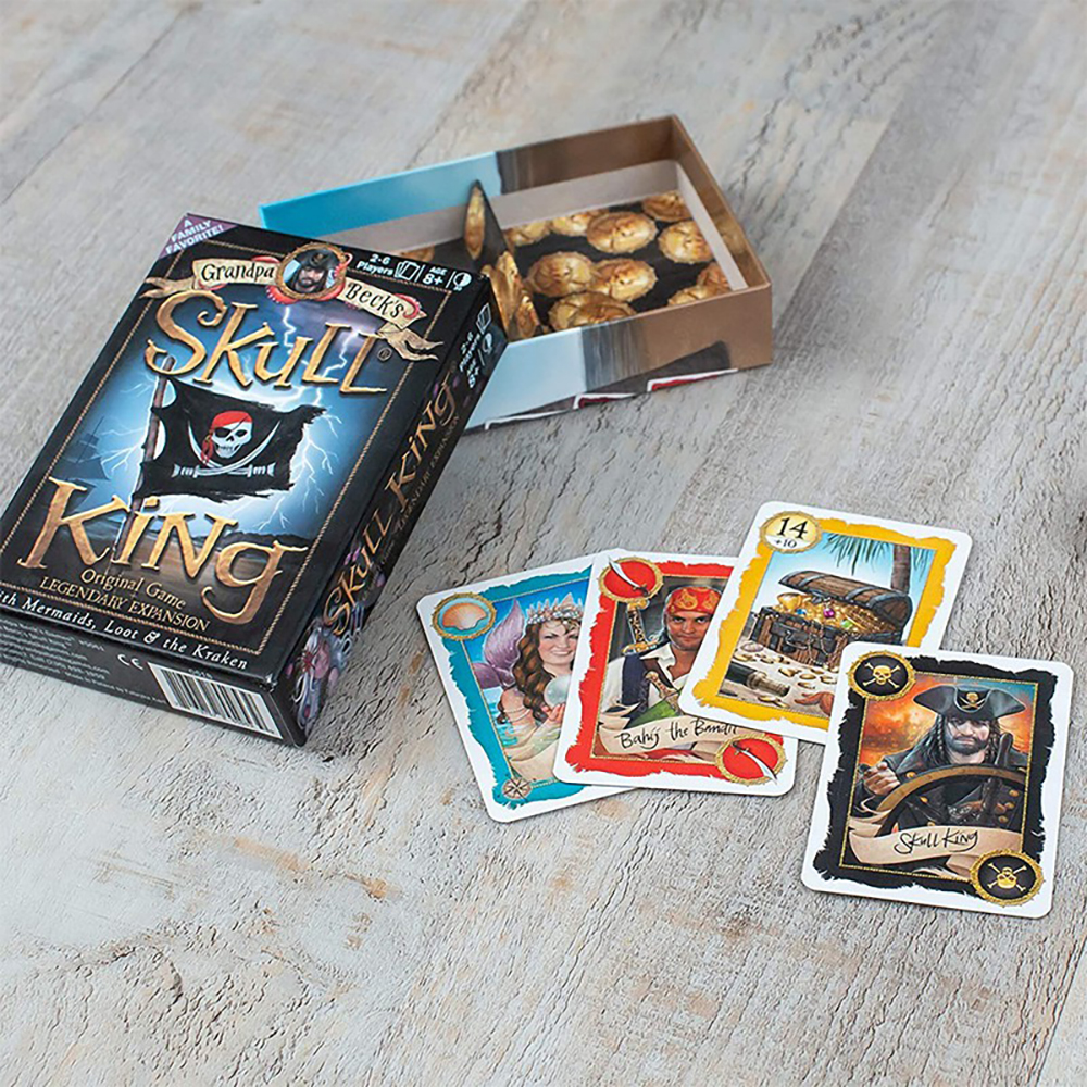 Skull King - The Ultimate Pirate Trick Taking Game Bộ Trò Chơi Hải Tặc Cho Bé 2-6 Người 8+