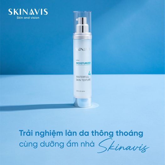 Lotion Skinavis Moisturizer - Lotion đặc biệt cho da dầu mụn - Cấp ẩm mà vẫn thoáng da