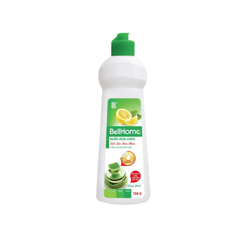 Nước Rửa Chén Công Nghệ Sinh Học Bell Home Hương Chanh 750G