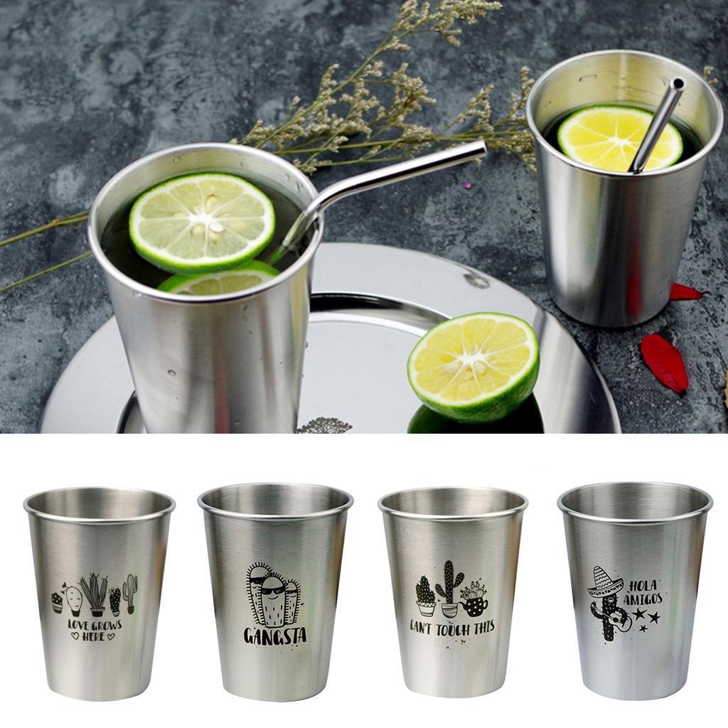 350ml Stainless Steel Water Cup Milk Wine Beer Bottle Coffee Tea Mug