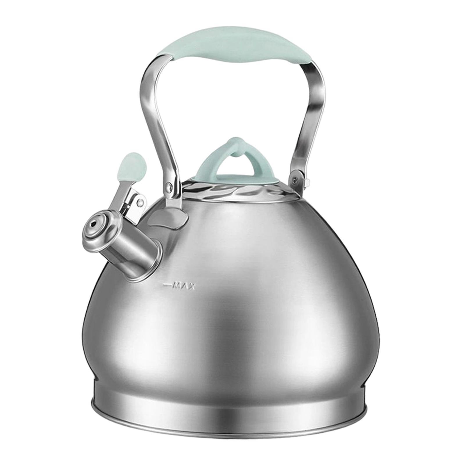 4.3L Tea Pot with Handle Whistle Tea Pot Stainless Steel for Cookers