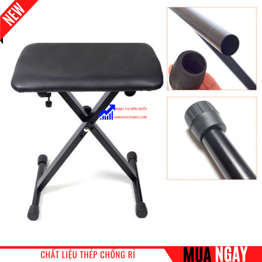 Ghế piano, organ gấp gọn tùy chỉnh được độ cao thấp