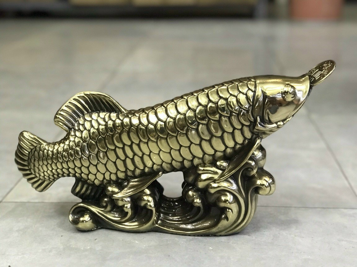 Cá rồng cưỡi mây - Decor trang trí