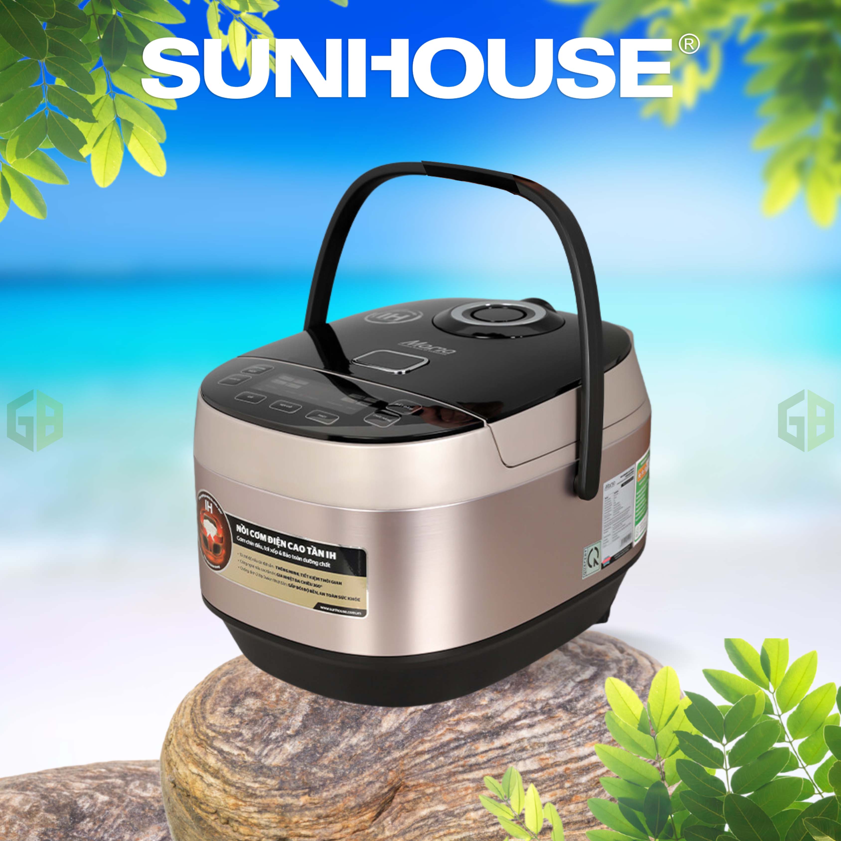 Nồi cơm cao tần Sunhouse Mama 1.8 lít SHD8959 - Hàng chính hãng