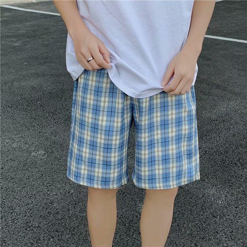 Quần Short Nam Sọc Ca Rô Năng Động