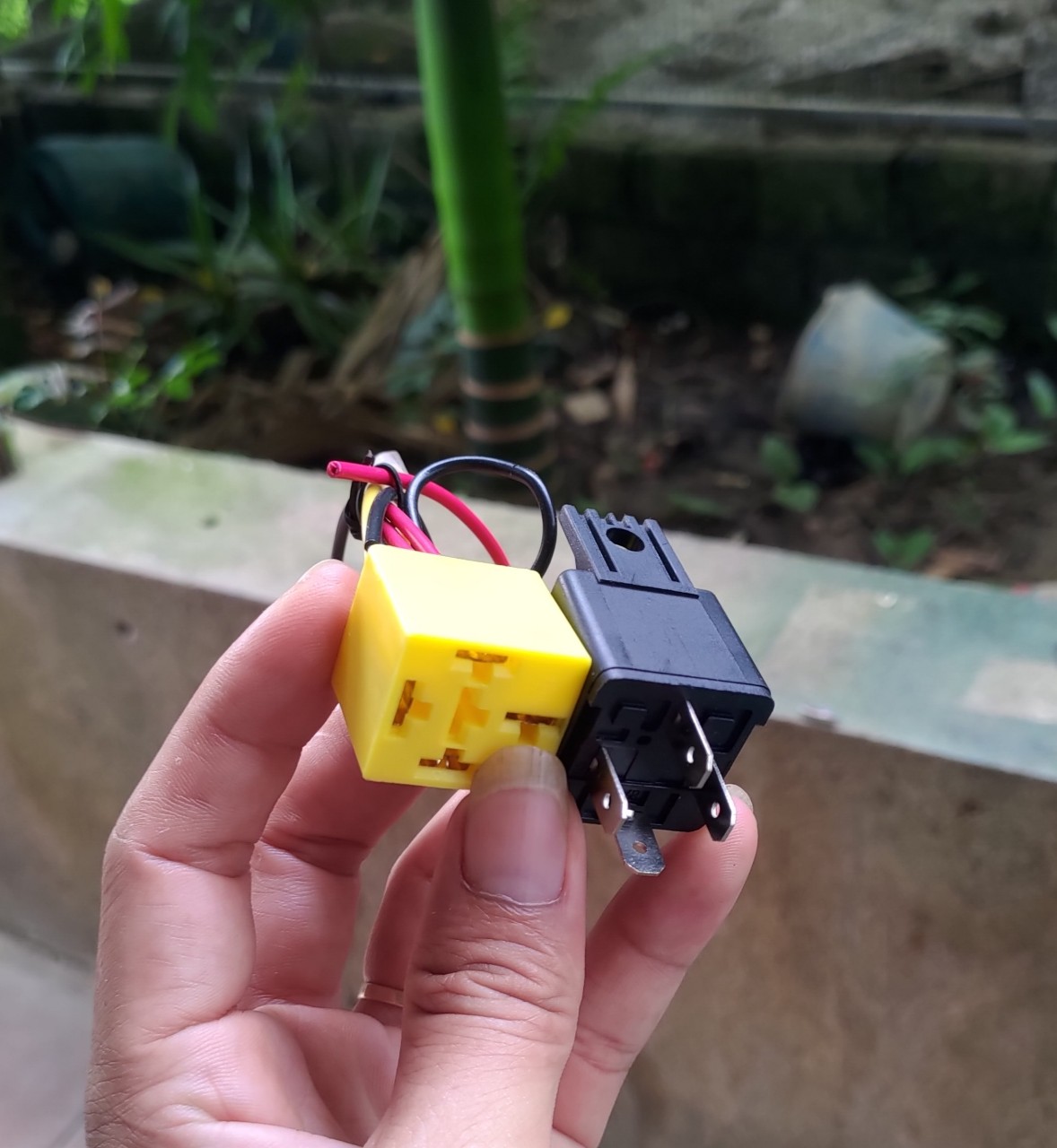 Rơ le còi hơi - ro le trung gian 12v - 30A cos đồng siêu bền rơ le 4 chân
