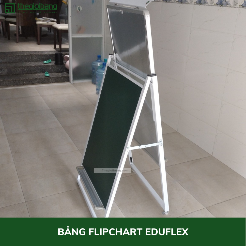 Bảng Flipchart 2 Mặt EduFlex Dạy Học Cho Bé - Kích Thước 60x100cm - Bảng Tân Hà - Tặng Phụ Kiện