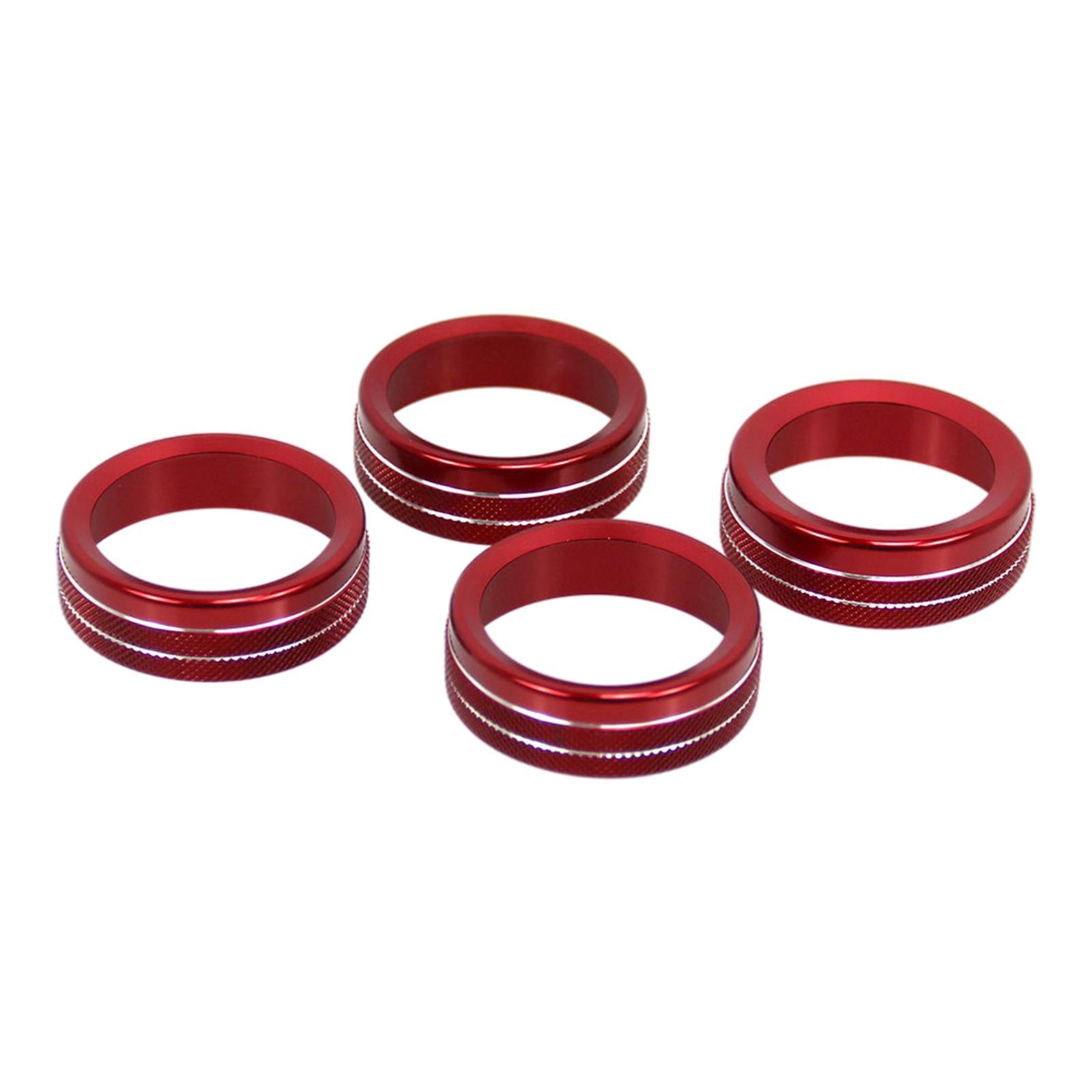 4Pcs Air Conditioner Switch Knob Cover for Parts Blue