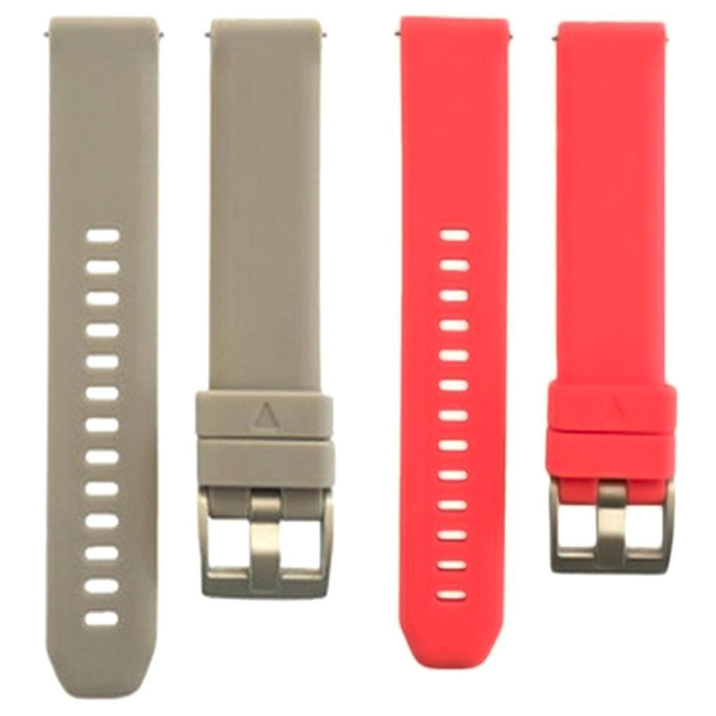 2x Sport Silicone Bracelet Watch Band Strap Durable for Garmin Vivoactive 3