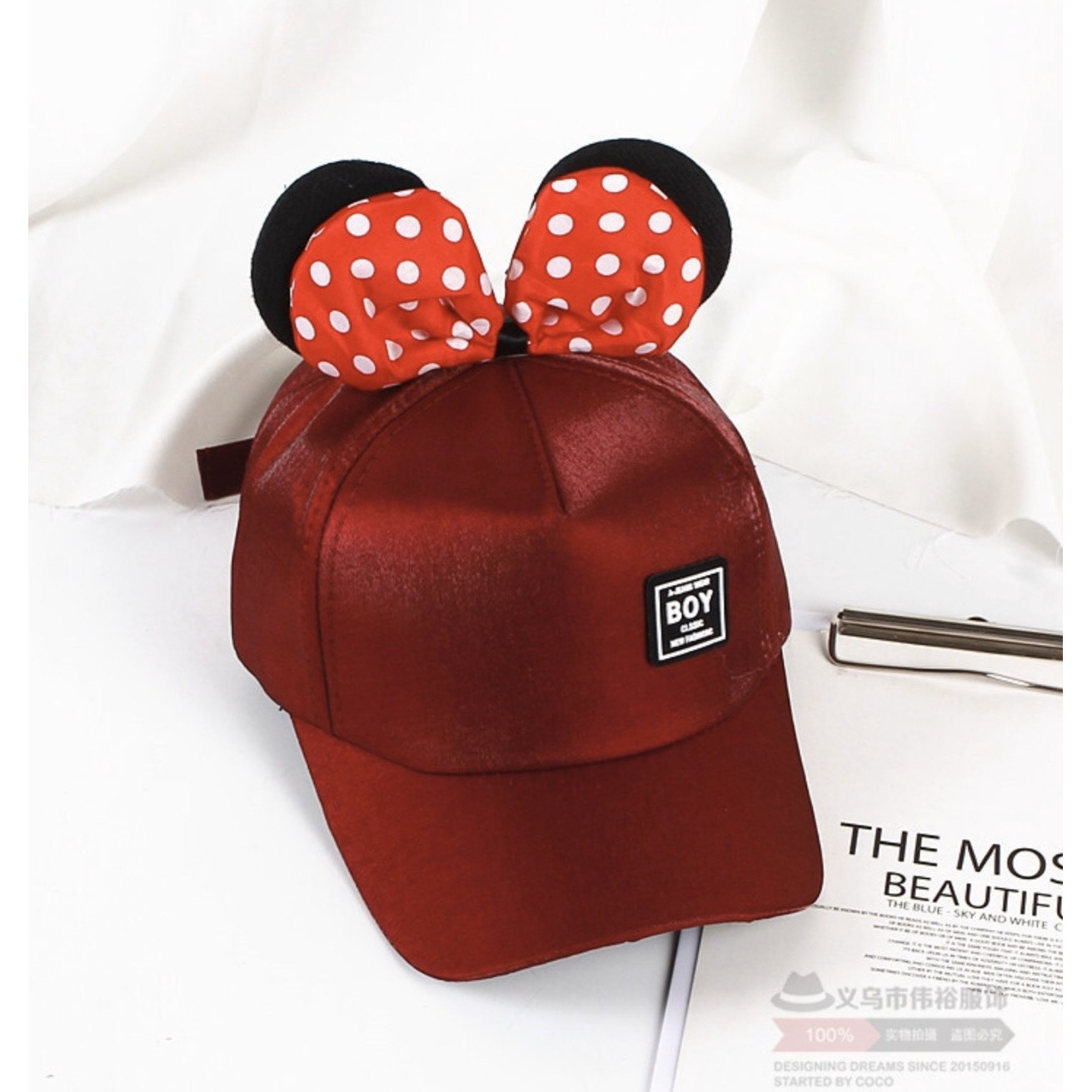 Nón ưỡi trai Mickey bé gái