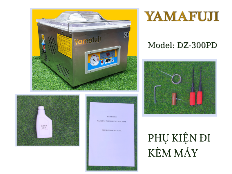 Máy hút chân không Yamafuji DZ-300PD (Inox 201)