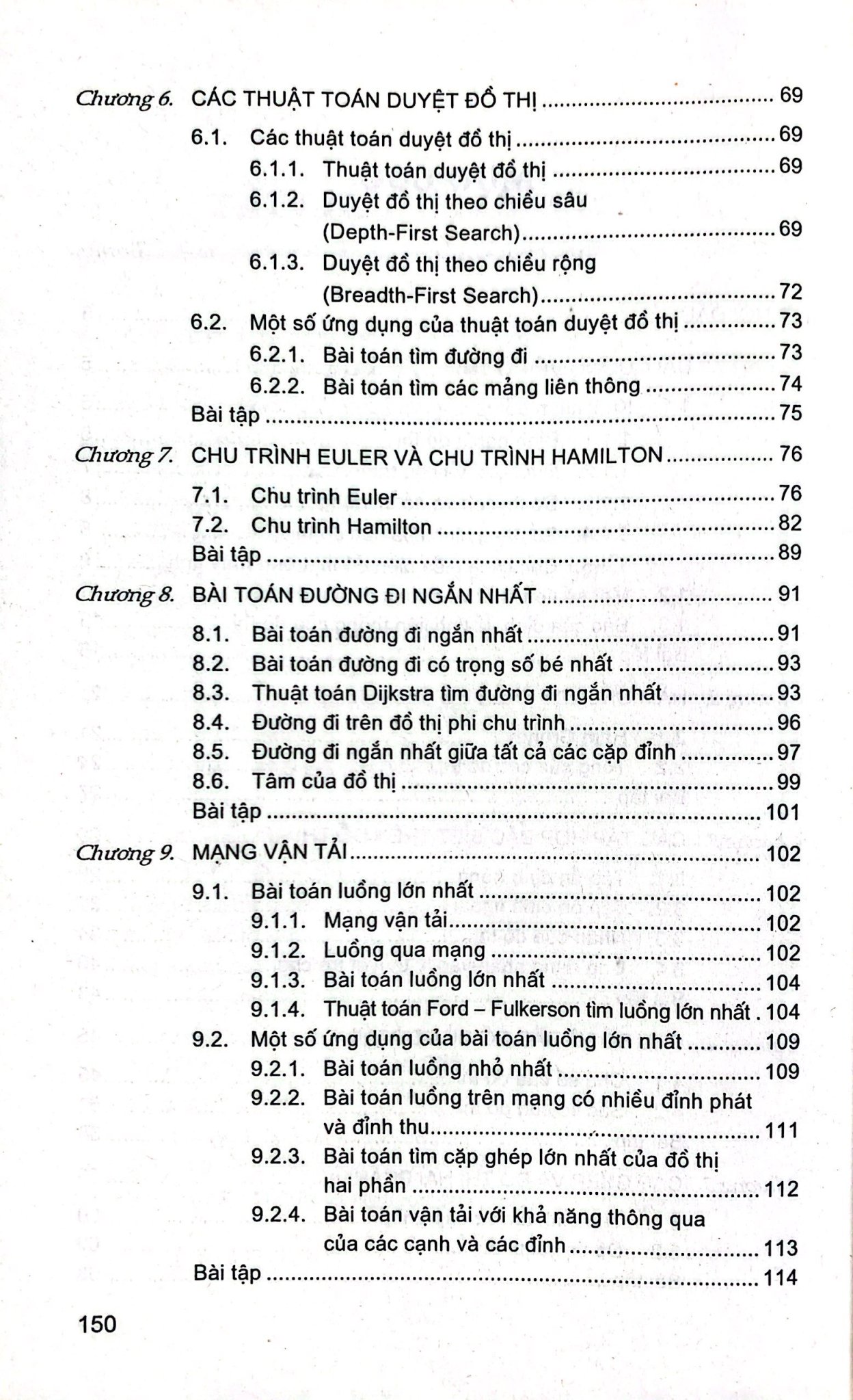 Đồ Thị Và Các Thuật Toán