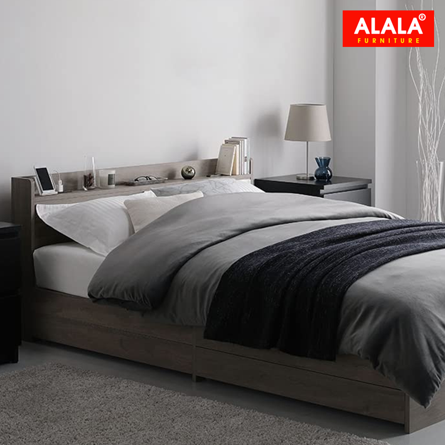 Giường ngủ ALALA1033 gỗ HMR chống nước - www.ALALA.VN - 0939.622220