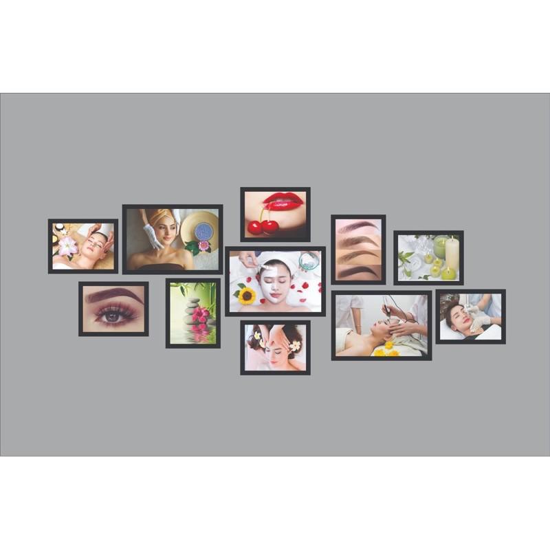 BỘ 11 TRANH TẤM CỨNG DÁN BỘ PHUN XĂM