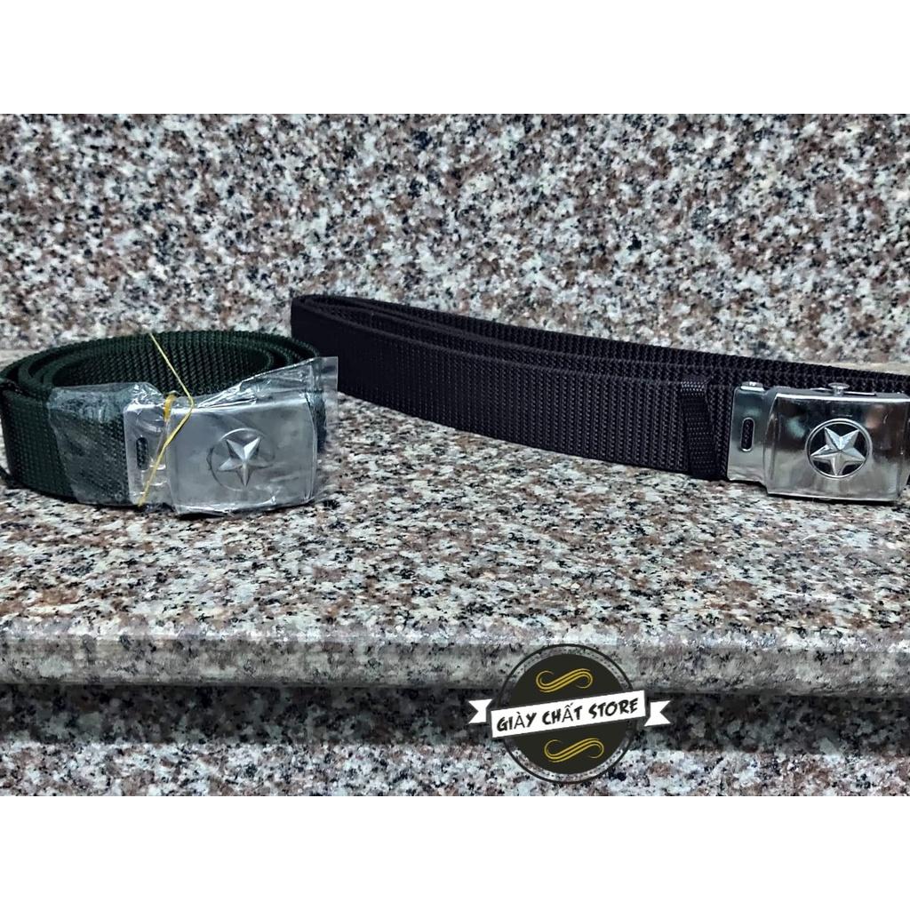 Combo Dây Lưng Lính Dù Xanh lá - Xanh đen
